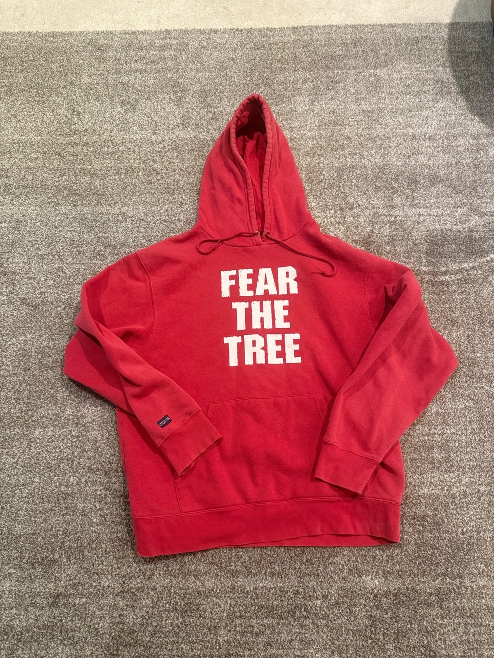 Jansport STANDFORD Red 'Fear The Tree' Pullover Hoodie